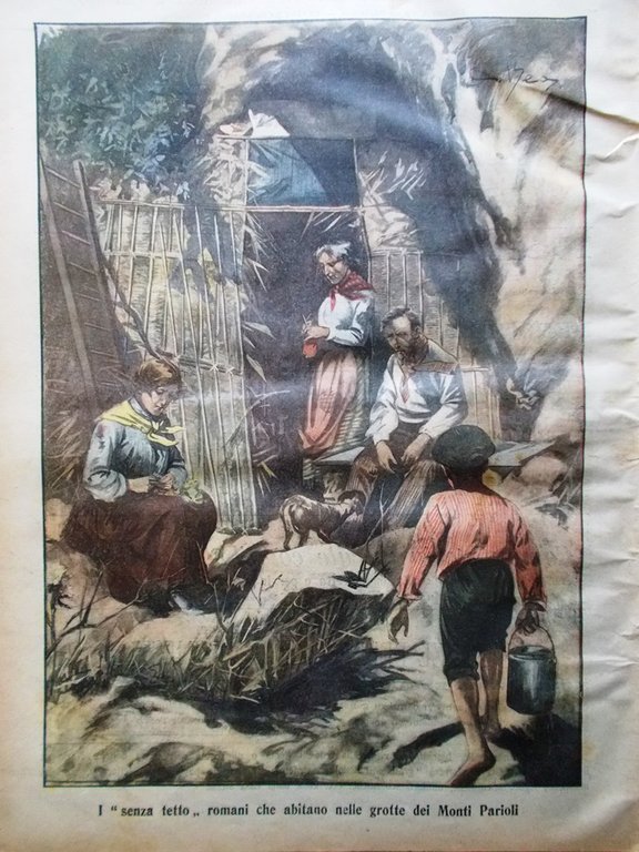 La Tribuna Illustrata 22 Ottobre 1905 Terremoto in Calabria Behring …