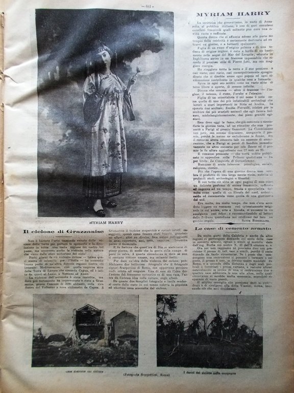 La Tribuna Illustrata 22 Ottobre 1905 Terremoto in Calabria Behring …