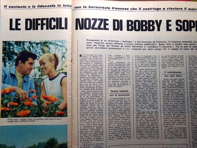 La Tribuna Illustrata 22 Ottobre 1967 Giallo Martigny Morte Gigi …