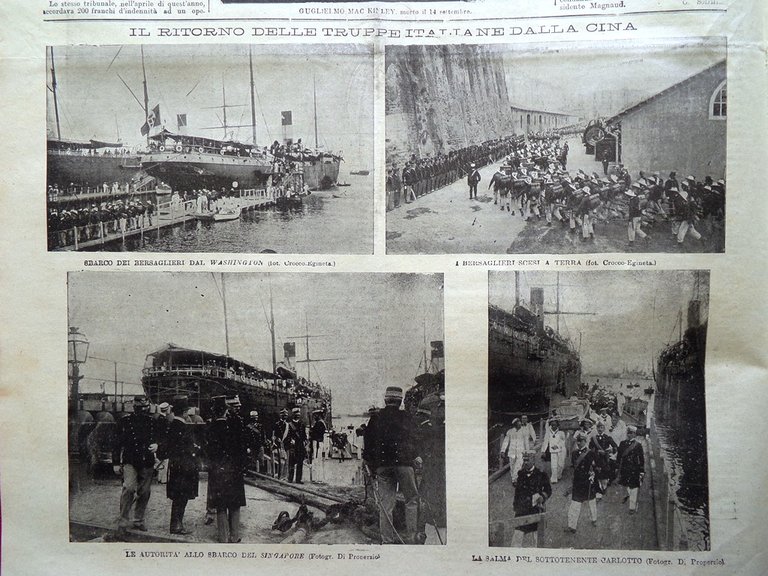 La Tribuna Illustrata 22 Settembre 1901 Morte McKinley Imbriani-Poerio Palizzolo