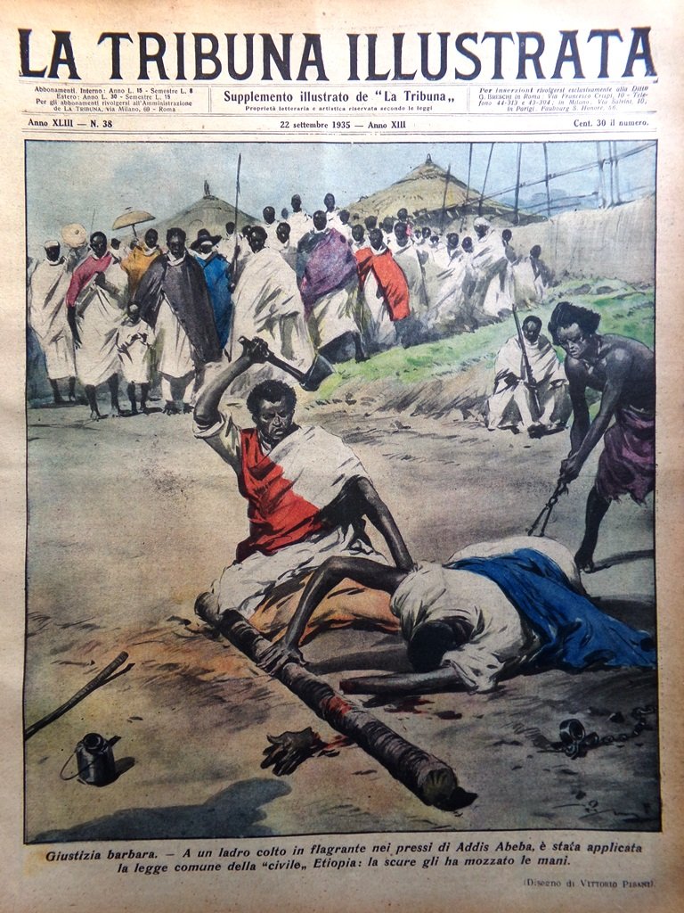 La Tribuna Illustrata 22 Settembre 1935 Malta Tifo Rimbaud Inghilterra …