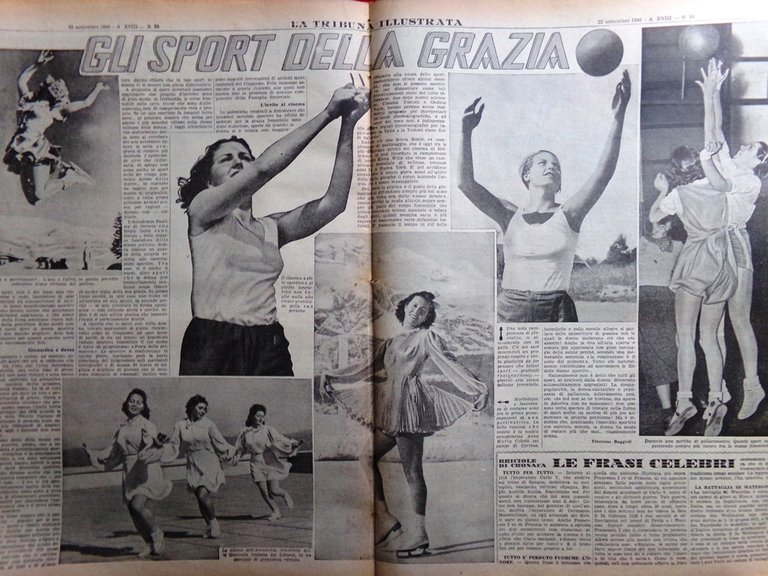 La Tribuna Illustrata 22 Settembre 1940 WW2 Bombe Londra Ungheria …
