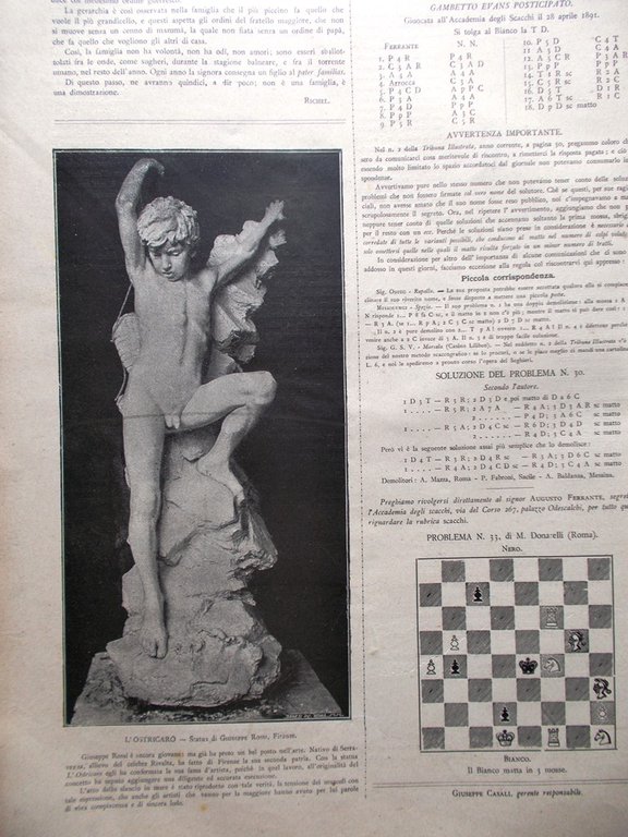 La Tribuna Illustrata 23 Agosto 1891 Famiglia Imperiale Russa Alessandro …