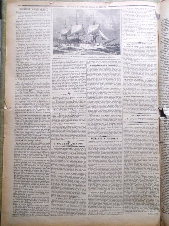 La Tribuna Illustrata 23 Dicembre 1900 Veterano Paccini Re Inverno …