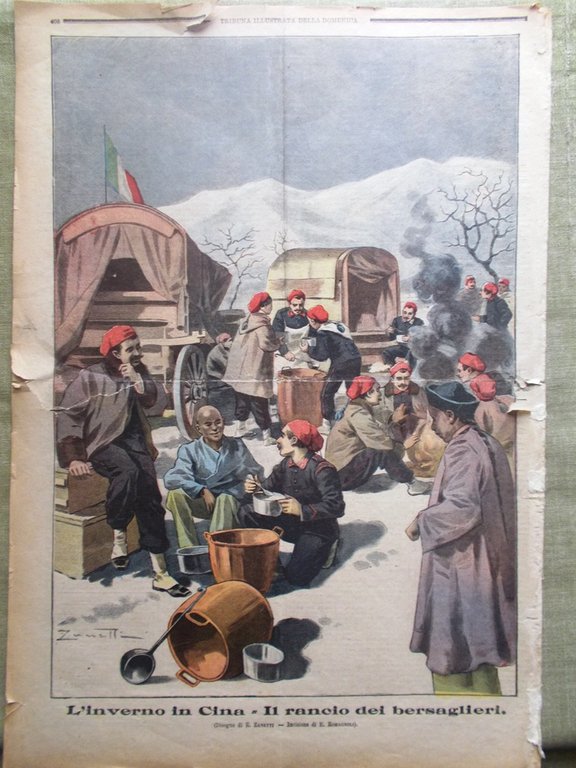 La Tribuna Illustrata 23 Dicembre 1900 Veterano Paccini Re Inverno …