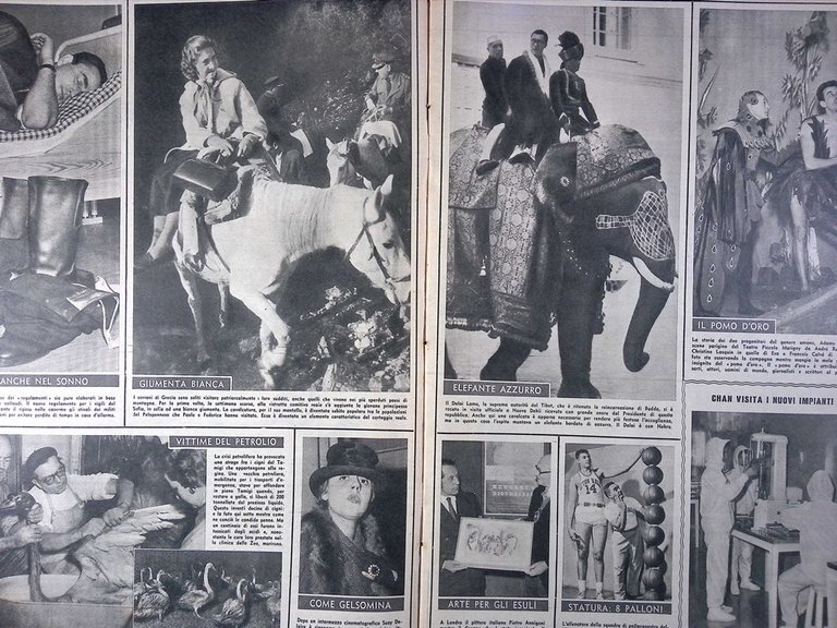 La Tribuna Illustrata 23 Dicembre 1956 Grace Marilyn Natività Betlemme …