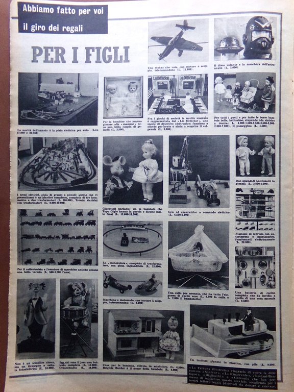 La Tribuna Illustrata 23 Dicembre 1962 Novak Gemini Streghe Haute …