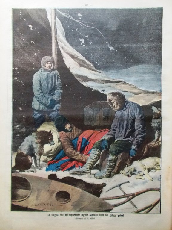 La Tribuna Illustrata 23 Febbraio 1913 Morte Scott Polo Agitazioni …