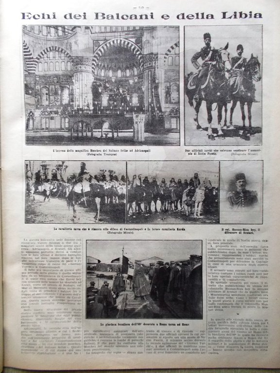 La Tribuna Illustrata 23 Febbraio 1913 Morte Scott Polo Agitazioni …