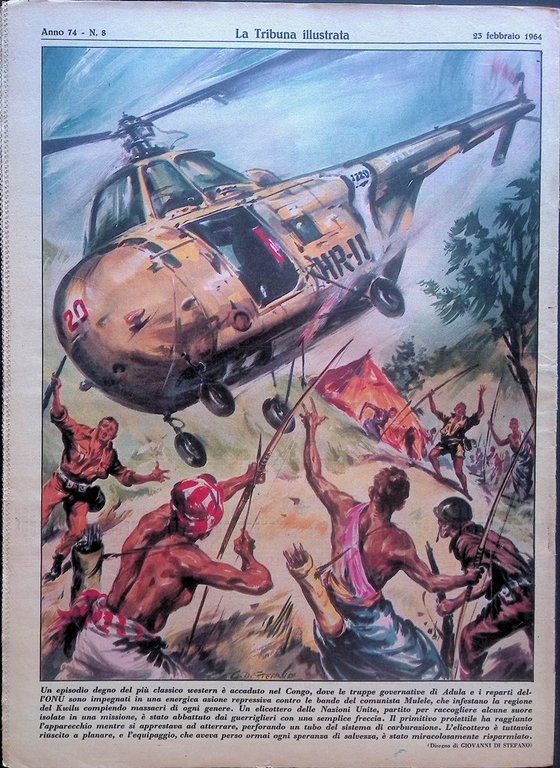 La Tribuna Illustrata 23 Febbraio 1964 Stalin Solo Oklahoma Skobilikova …