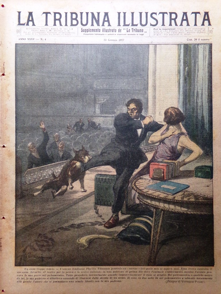 La Tribuna Illustrata 23 Gennaio 1927 Valentino Agitatori in Giappone …