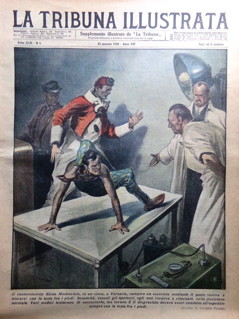 La Tribuna Illustrata 23 Gennaio 1938 Automobilismo Nozze in Grecia …