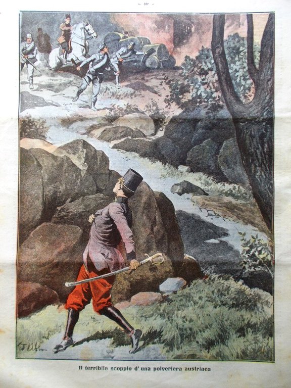 La Tribuna Illustrata 23 Giugno 1912 Concarneau Bretagna Processo Arvedi …