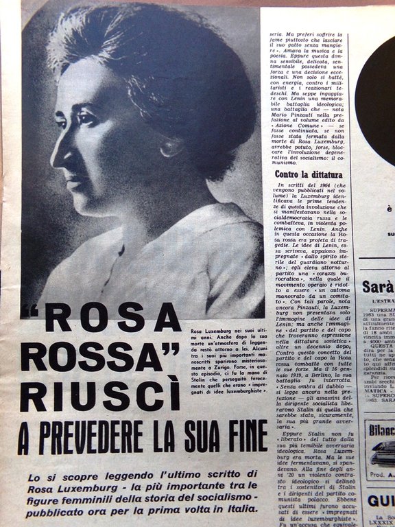 La Tribuna Illustrata 23 Giugno 1963 Conclave Walt Disney Dostoevskij …