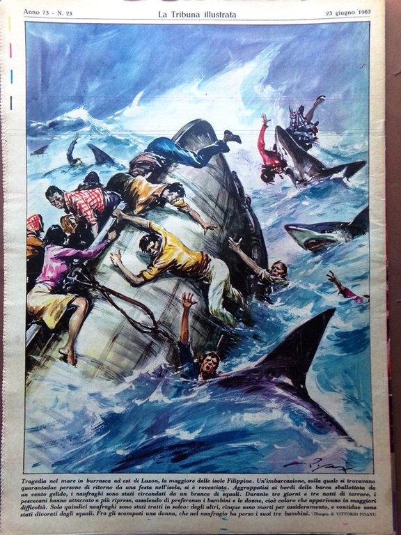 La Tribuna Illustrata 23 Giugno 1963 Conclave Walt Disney Dostoevskij …