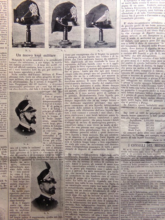 La Tribuna Illustrata 23 Luglio 1899 Brigantaggio Sardegna Georgij Romanov …