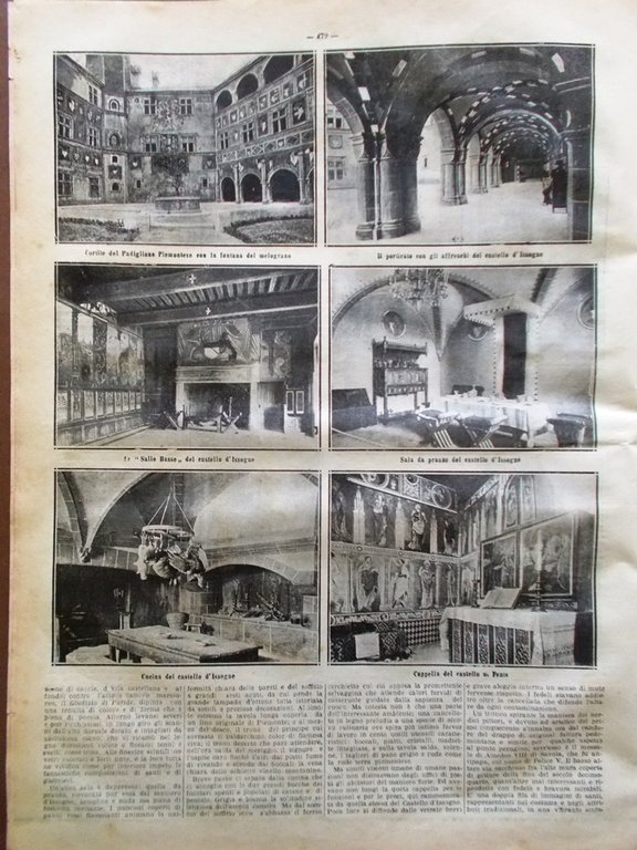 La Tribuna Illustrata 23 Luglio 1911 Padiglioni Regionali Ansaldo Ademollo …