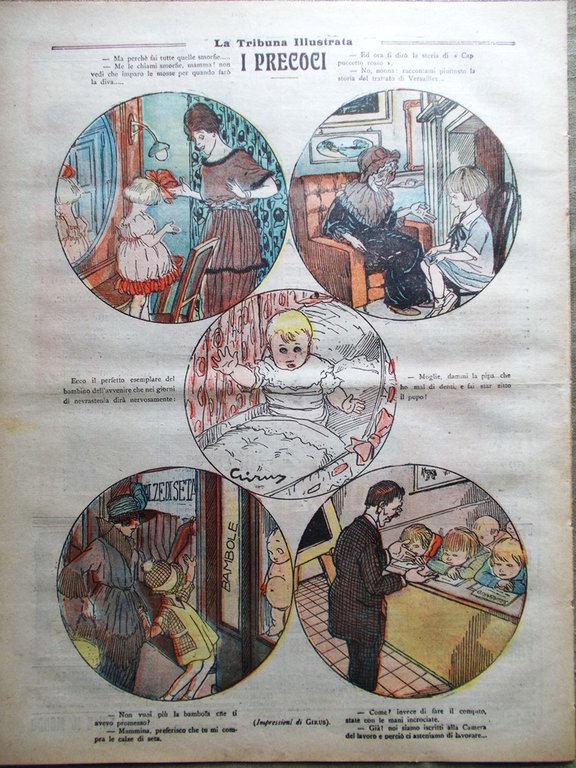 La Tribuna Illustrata 23 Maggio 1920 Incas Guglielmo Marconi Bissolati …