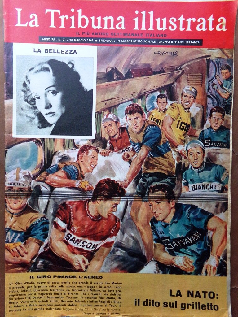 La Tribuna Illustrata 23 Maggio 1965 Giro Italia NATO Gardner …