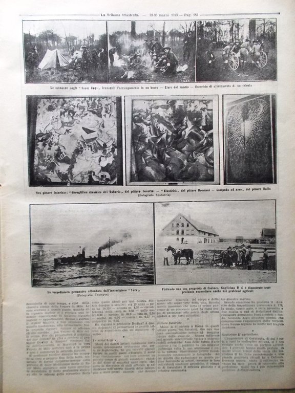 La Tribuna Illustrata 23 Marzo 1913 Malattia di Pio X …