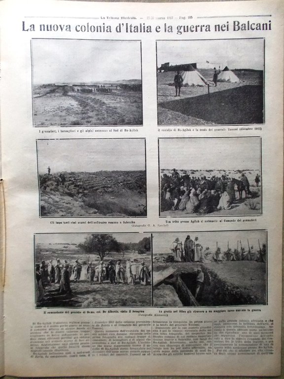 La Tribuna Illustrata 23 Marzo 1913 Malattia di Pio X …