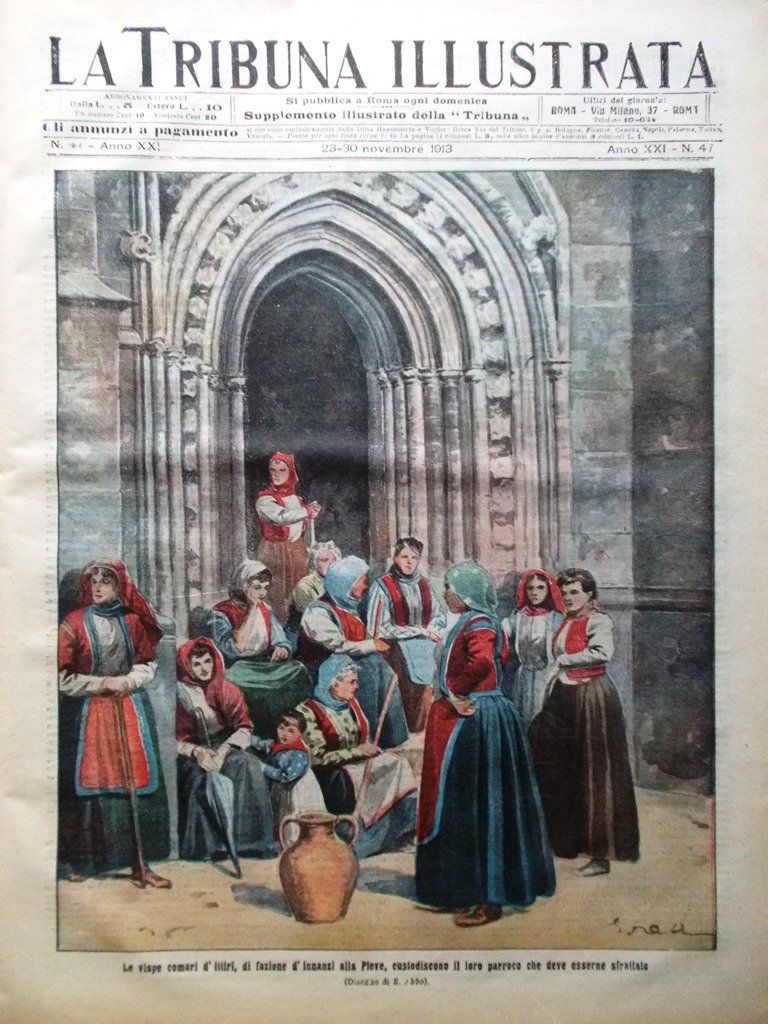 La Tribuna Illustrata 23 Novembre 1913 Pirandello Donna Atwood Pieve …