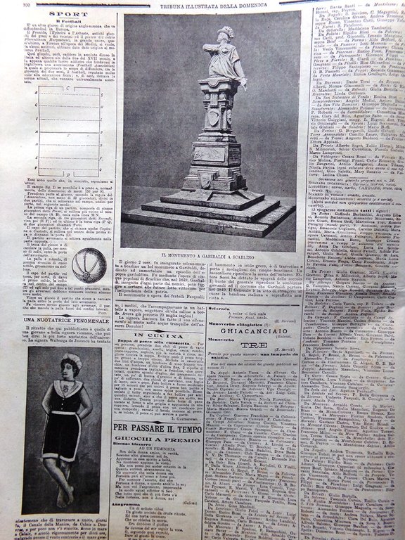 La Tribuna Illustrata 23 Settembre 1900 Viaggio Stella Polare Deputati …