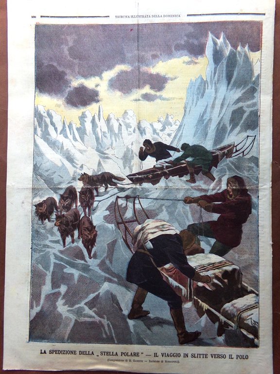 La Tribuna Illustrata 23 Settembre 1900 Viaggio Stella Polare Deputati …