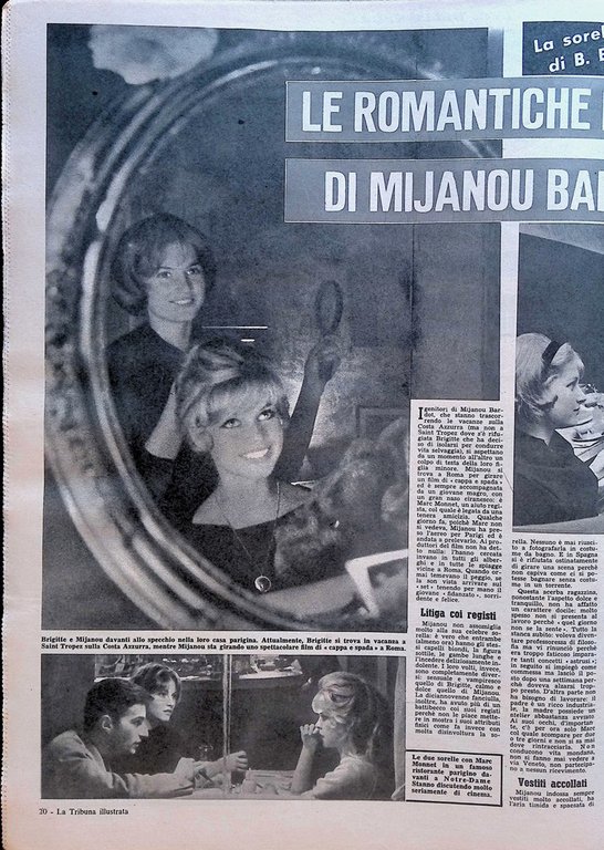 La Tribuna Illustrata 24 Agosto 1958 Nautilus Marilyn Hollywood Konrads …