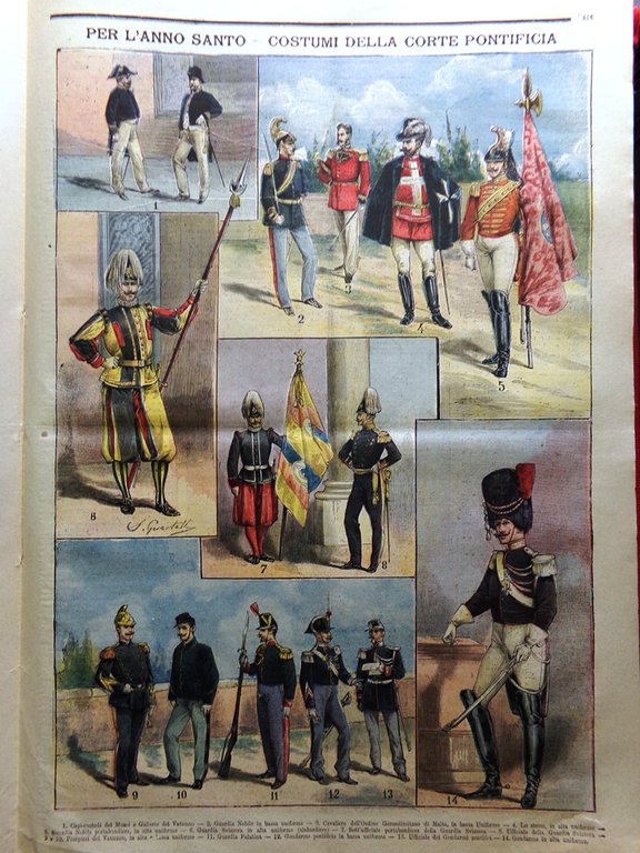 La Tribuna Illustrata 24 Dicembre 1899 Papa Leone XIII Anno …