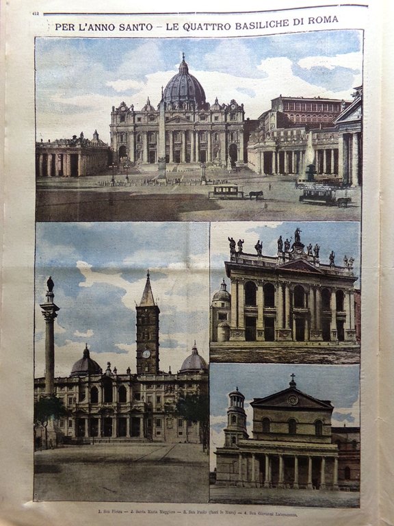La Tribuna Illustrata 24 Dicembre 1899 Papa Leone XIII Anno …