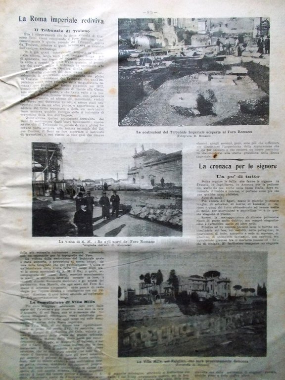 La Tribuna Illustrata 24 Dicembre 1905 Carducci Stazione Termini Roma …