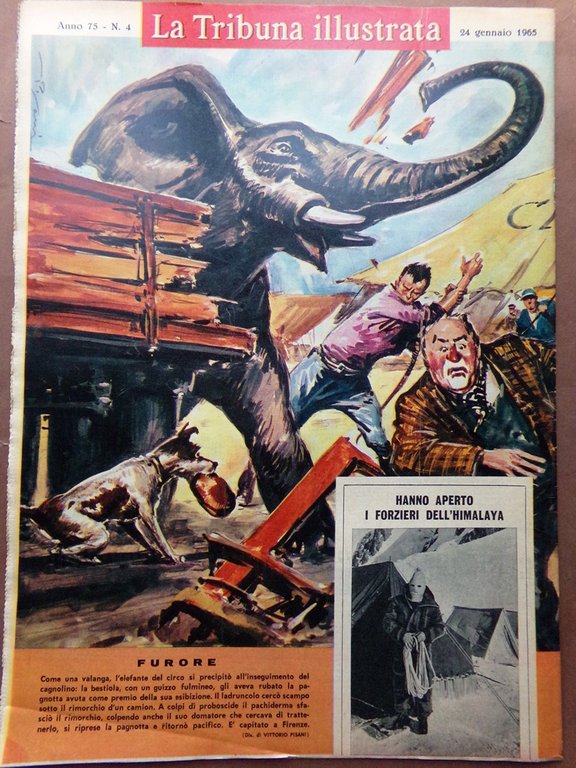 La Tribuna Illustrata 24 Gennaio 1965 Guerra Vietnam Mao Sayre …