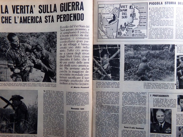 La Tribuna Illustrata 24 Gennaio 1965 Guerra Vietnam Mao Sayre …