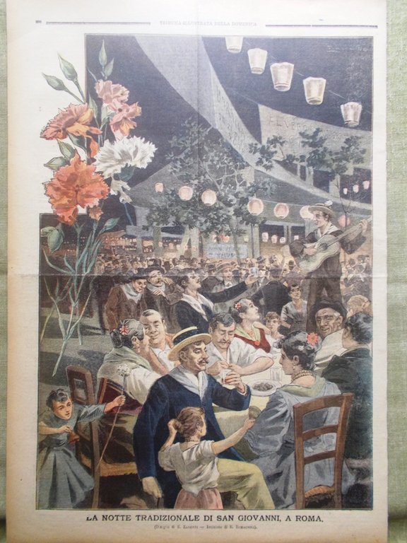 La Tribuna Illustrata 24 Giugno 1900 Senatori Eugenio Rubichi Giovanni …