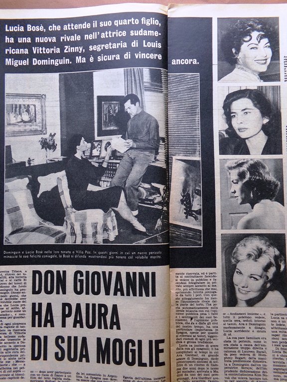 La Tribuna Illustrata 24 Giugno 1962 Criminali Aviazione Autostrada Napoli …