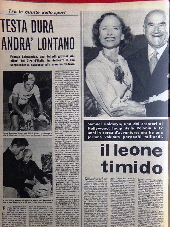 La Tribuna Illustrata 24 Giugno 1962 Criminali Aviazione Autostrada Napoli …