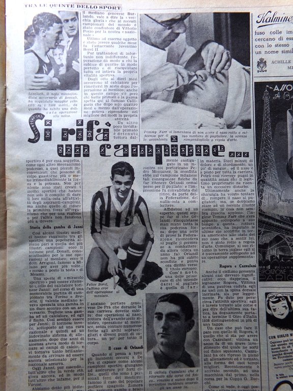 La Tribuna Illustrata 24 Luglio 1938 Ragazzi Cinema Fuochi d'Artificio …