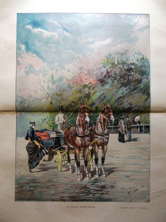 La Tribuna Illustrata 24 Maggio 1891 Washington Forteguerri Morte Ignazio …