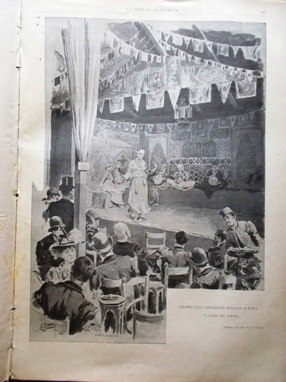 La Tribuna Illustrata 24 Maggio 1891 Washington Forteguerri Morte Ignazio …