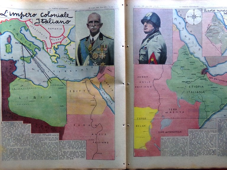 La Tribuna Illustrata 24 Maggio 1936 Harar Addis Abeba Impero …