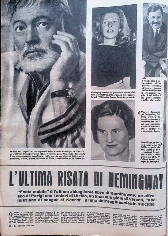 La Tribuna Illustrata 24 Maggio 1964 Pumar Assuan Times Walker …