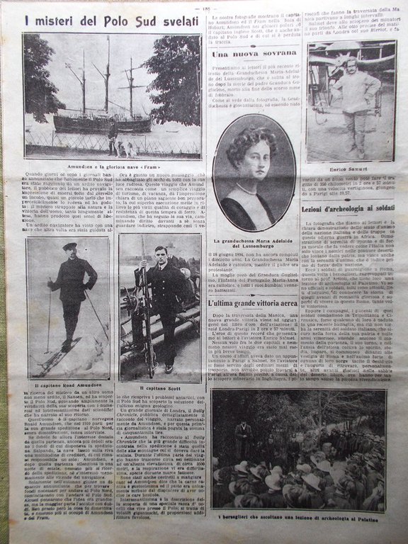 La Tribuna Illustrata 24 Marzo 1912 Attentato ai Sovrani Italia …