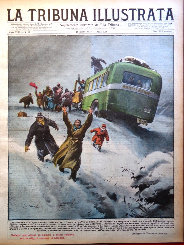 La Tribuna Illustrata 24 Marzo 1935 La Sedia Elettrica Novizie …