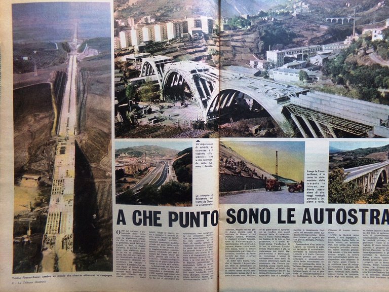 La Tribuna Illustrata 24 Marzo 1963 Autostrade Canzonette Vangelo Machen …