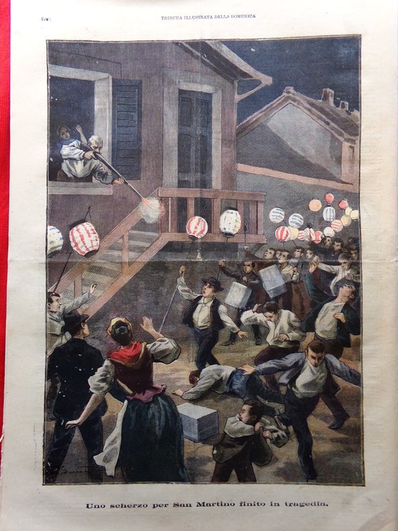 La Tribuna Illustrata 24 Novembre 1901 Dimostrazioni Innsbruck Pallavicini Papa