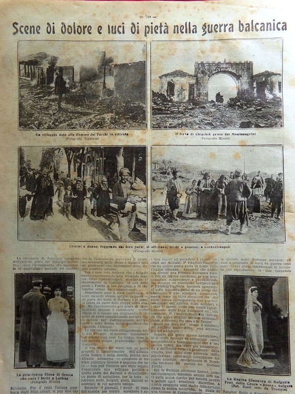 La Tribuna Illustrata 24 Novembre 1912 Assassinio Canalejas Costantinopoli Libia