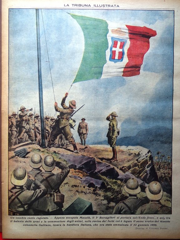 La Tribuna Illustrata 24 Novembre 1935 Macallè Via Indie Sanzioni …