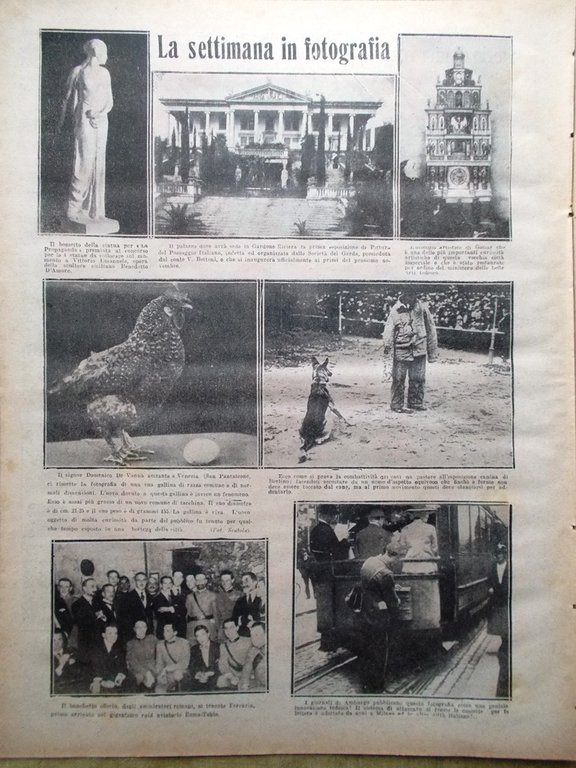 La Tribuna Illustrata 24 Ottobre 1920 Disarmo in Germania Tripolitania …