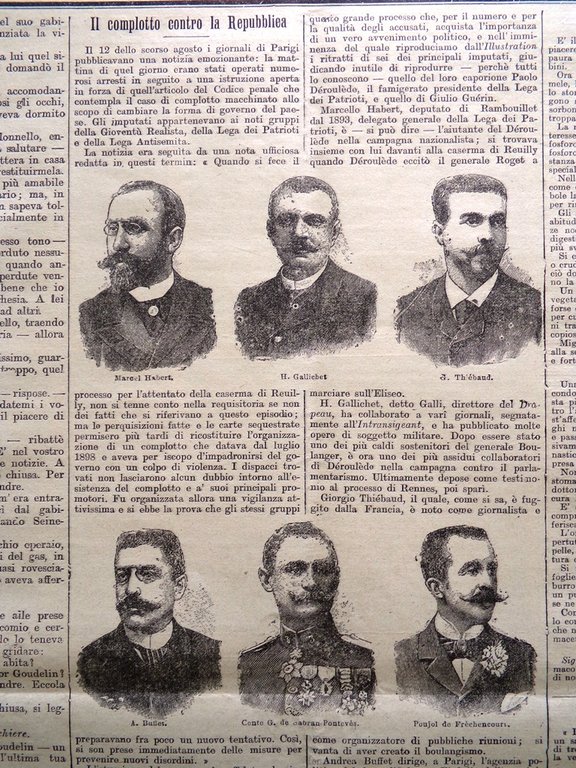 La Tribuna Illustrata 24 Settembre 1899 Scontro Campoligure Manovre in …